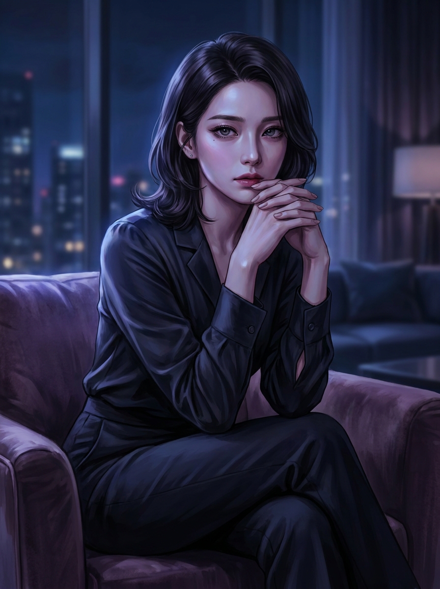 다크 반실사 로맨스 표지풍 장면 컷 샘플 036